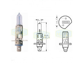 Лампа автомобильная  Галогенная лампа для фары Trifa H1 12V 55W Season (11655) - Лампы TRIFA