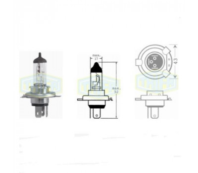 Лампа автомобильная  Галогенная лампа для фары Trifa HS1 12V 35/35W (01610)