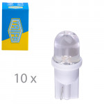 Лампа автомобильная светодиодная LED с пластиковим цоколем Trifa 12V 0,27W W2,1x9,5d T10 20mA white (02807)