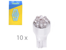 Лампа автомобильная светодиодная LED с пластиковим цоколем Trifa 12V 0,81W W2,1x9,5d T15 60mA white (02884) - Лампы TRIFA