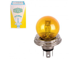 Лампа автомобильная  Асим. для фари Trifa 12V 45/40W P 45t жовта (08501) / Лампы TRIFA