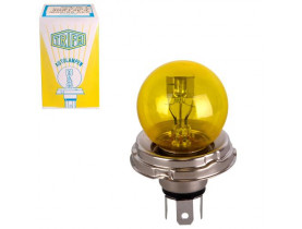 Лампа автомобильная  Асим. для фари Trifa 24V 55/50W P 45t желтая (08503) / Лампы TRIFA