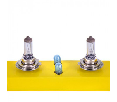 Лампа автомобильная Лампы двойная коробка 12V с 2  лампами H7 и 2 W5W Trifa (61607-060)